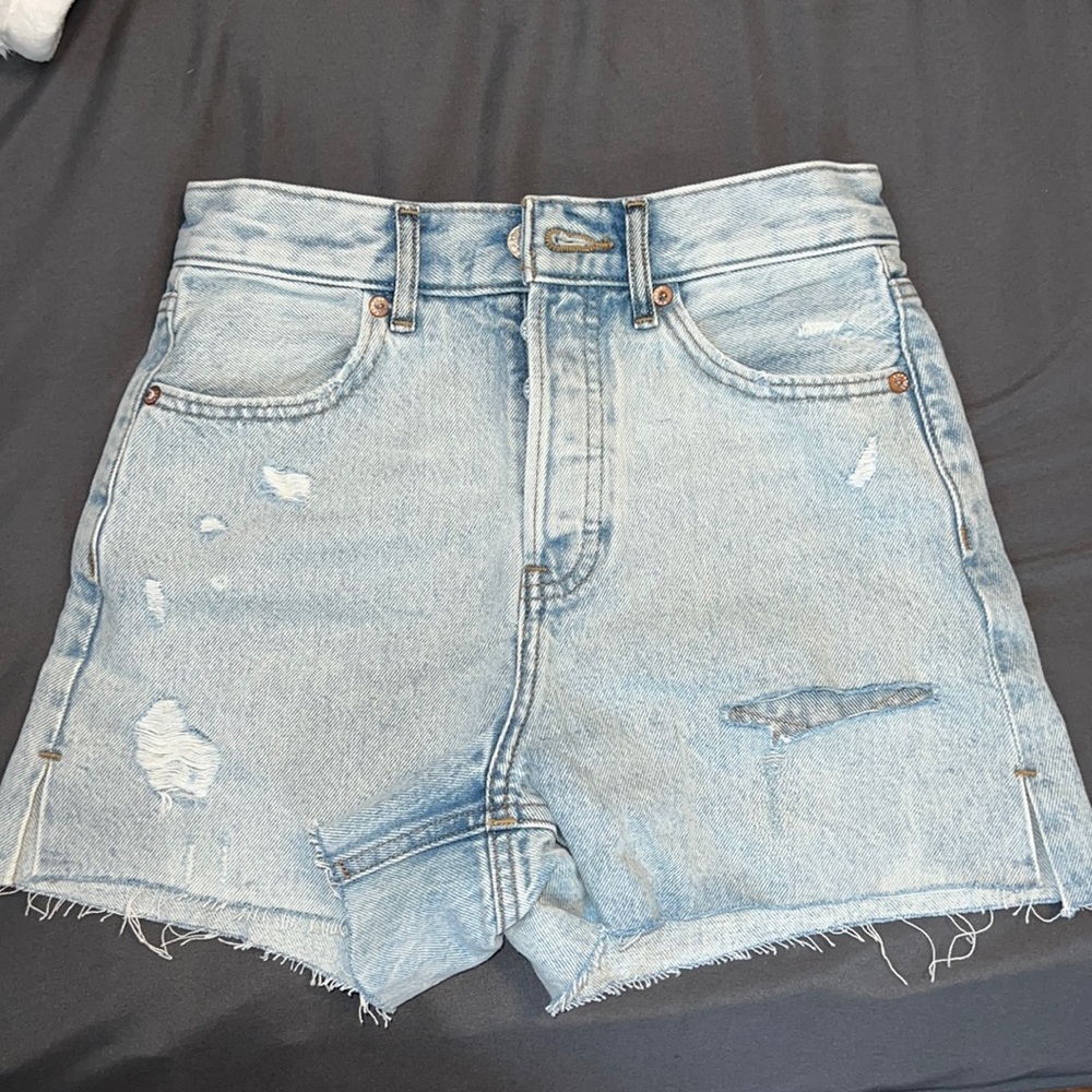 Express Mom shorts super high rise